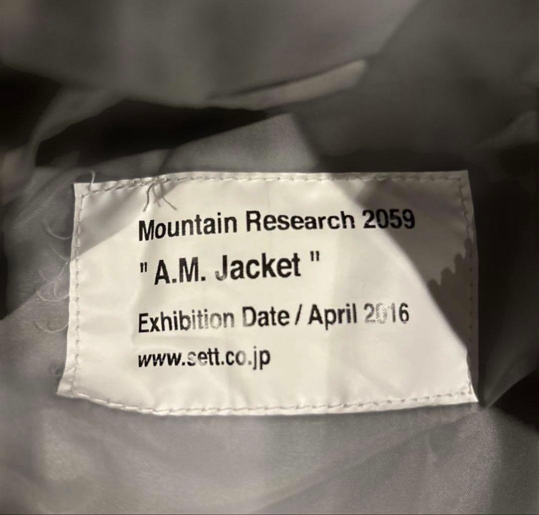 マウンテンリサーチ　AMジャケット　黒　 L マウンテンパーカ