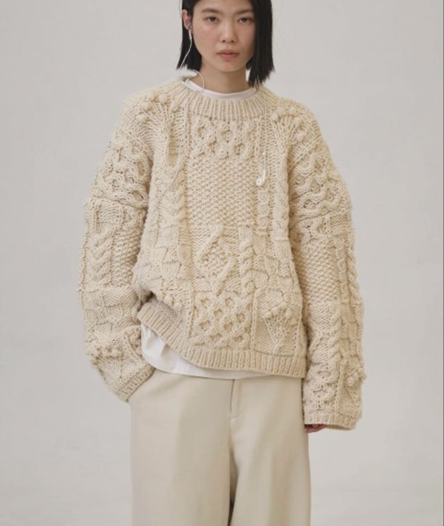 Pattern Hand Knit トゥデイフル　パターンハンドニット