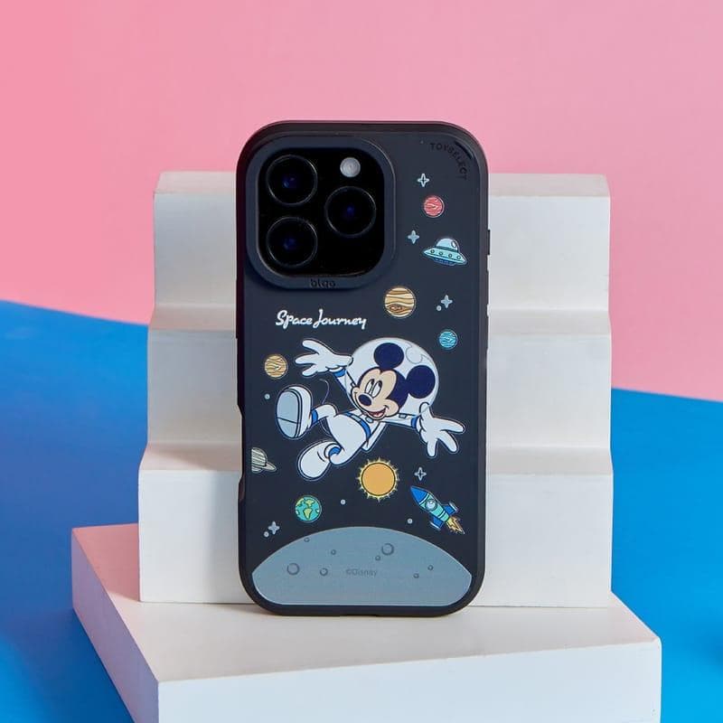 ミッキーマウス 宇宙旅行 iPhone スマホケース　MagSafe 対応
