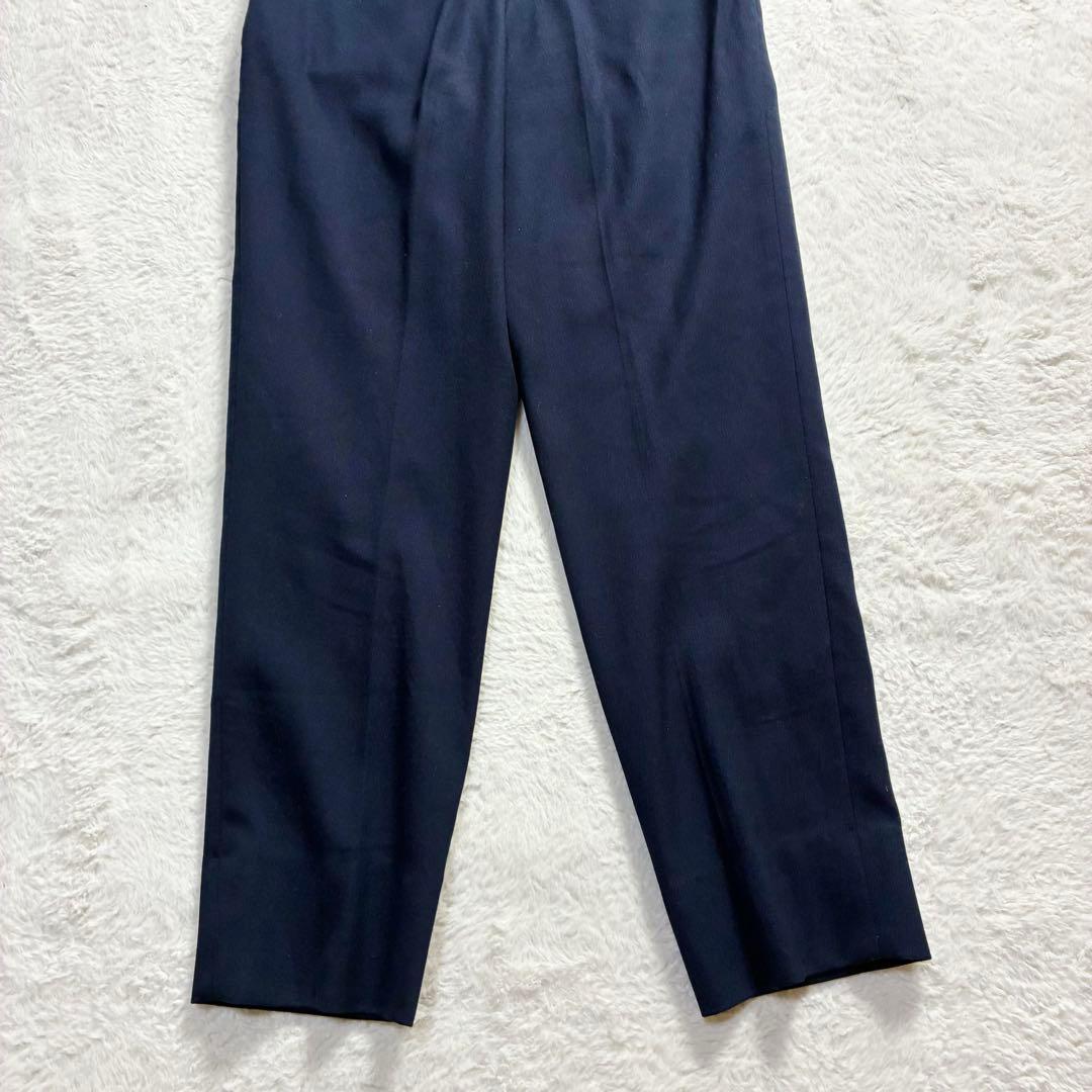 スーツセレクト パンツスーツ ウォッシャブル ダブルブレスト ネイビー S