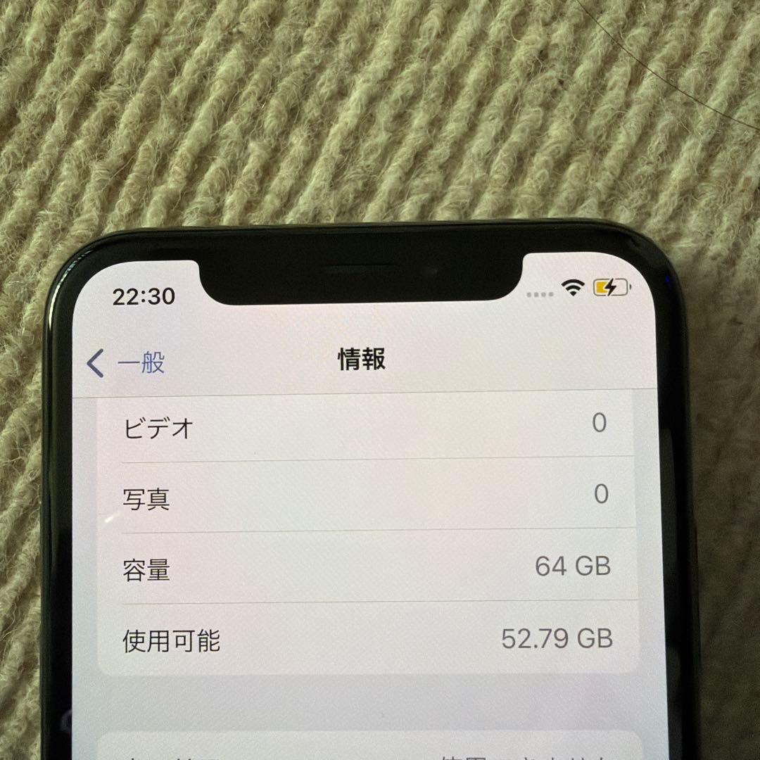 iPhone X 本体 ひび割れあり　ケースおまけ付き