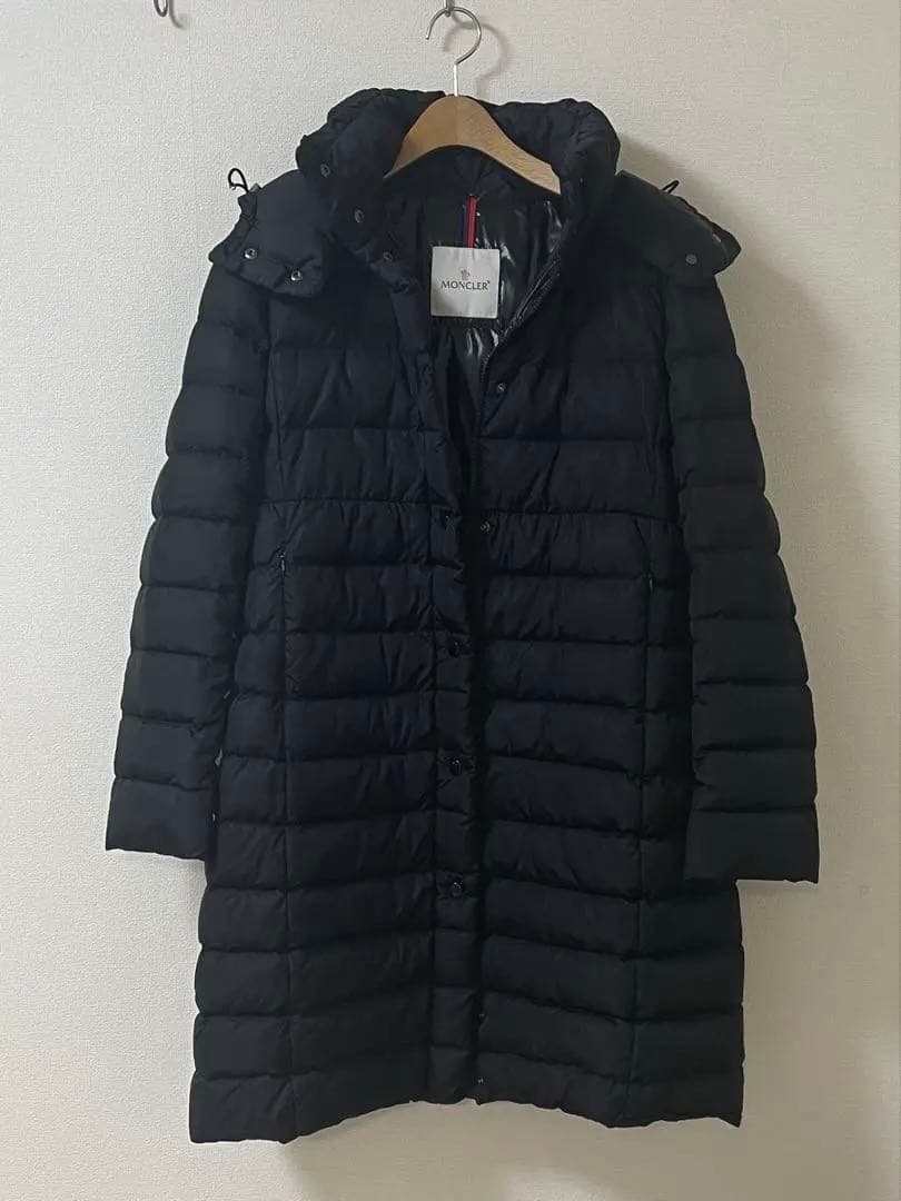 モンクレール MONCLER★ダウンジャケットコート★ADOXA黒サイズ1