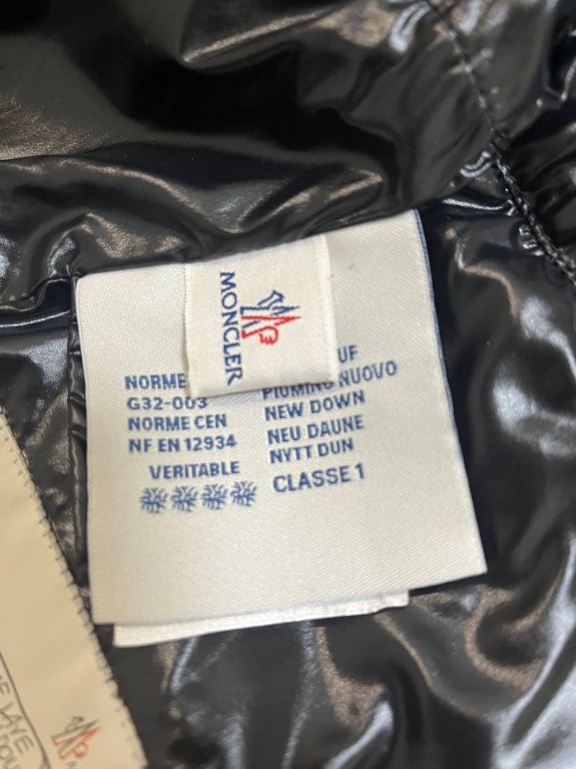 モンクレール MONCLER★ダウンジャケットコート★ADOXA黒サイズ1