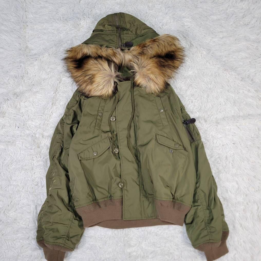 美品☆マウジー　N-2B　フライトジャケット　ミリタリー　2way　ファー