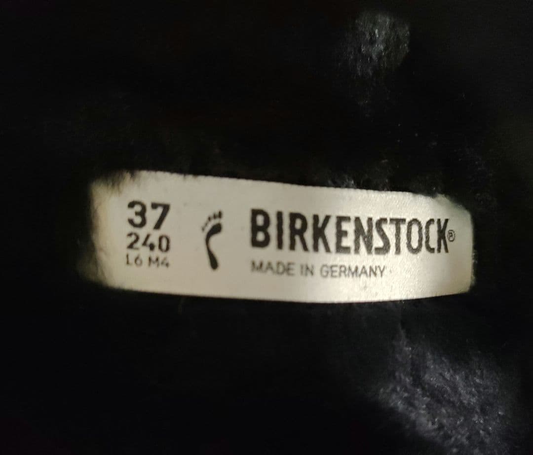 ビルケンシュトック アリゾナファーサンダル ブラック37