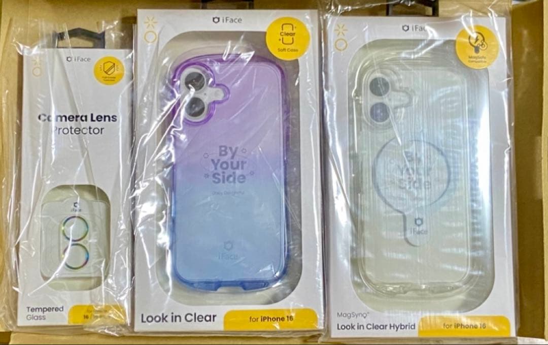 iFace iPhone16用　スマホカバー　カメラカバー