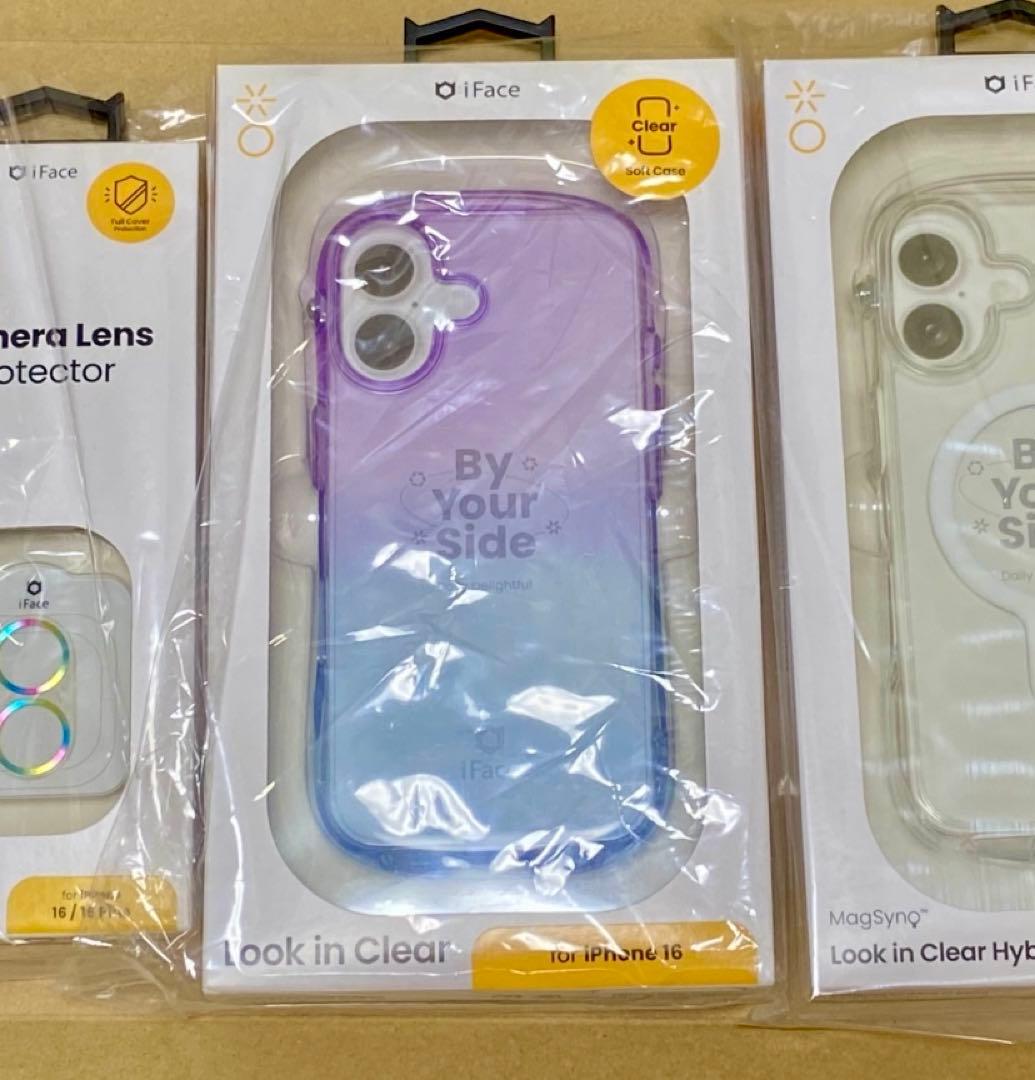 iFace iPhone16用　スマホカバー　カメラカバー