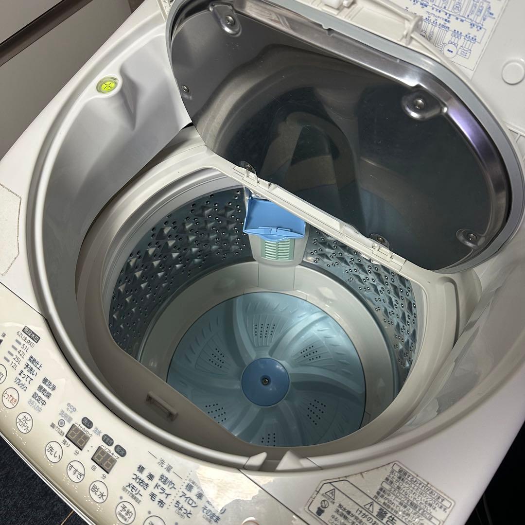 東芝　縦型洗濯機　8kg　乾燥機能付き　分解洗浄済み　訳あり品　送料込み価格