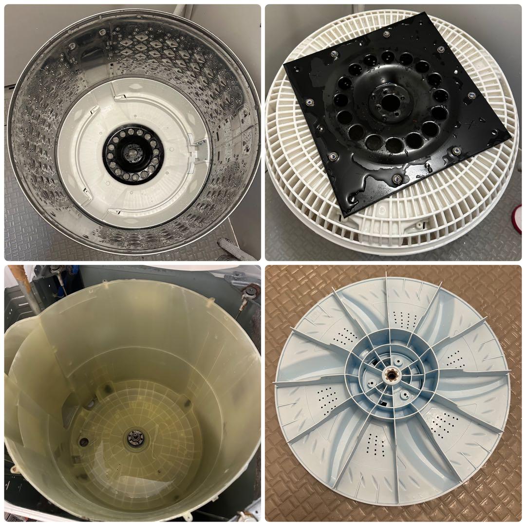 東芝　縦型洗濯機　8kg　乾燥機能付き　分解洗浄済み　訳あり品　送料込み価格