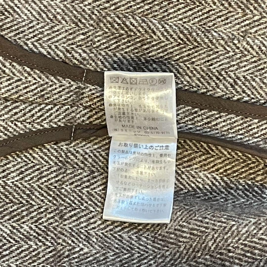 ETRE TOKYO エトレトウキョウ ロングダッフルコート ヘリンボーン