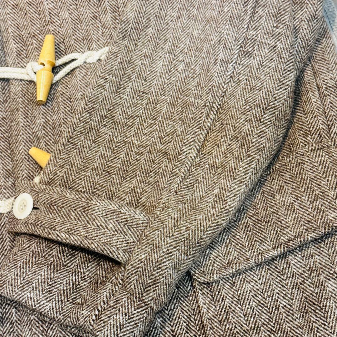 ETRE TOKYO エトレトウキョウ ロングダッフルコート ヘリンボーン