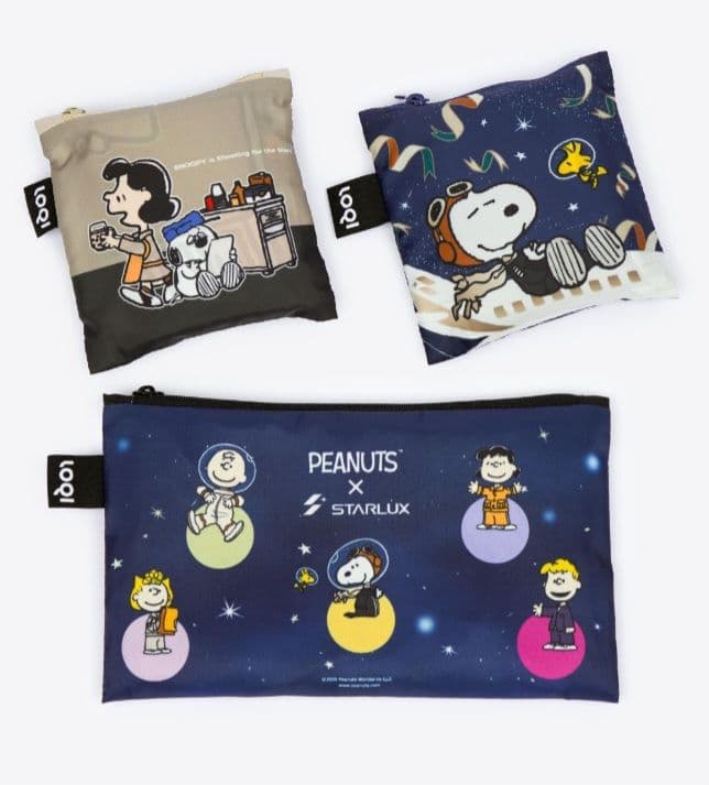 新品　スヌーピー　スターラックス航空　エコバッグ　LOQI　機内販売
