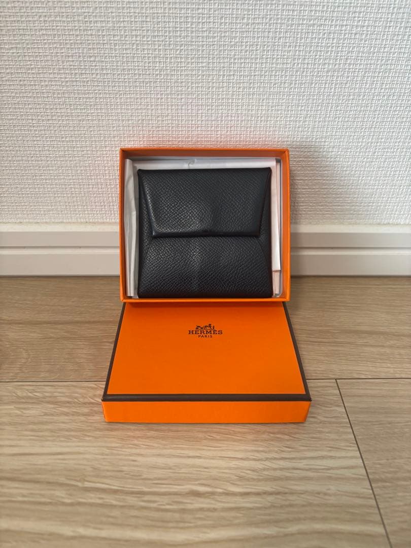 売り尽くしセールHERMES ネイビーケースバスティア