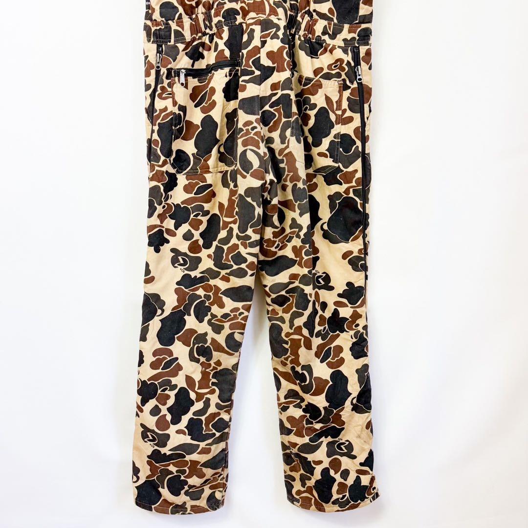 80s 10X USA製 ダックハンターカモ つなぎ オーバーオール S48b