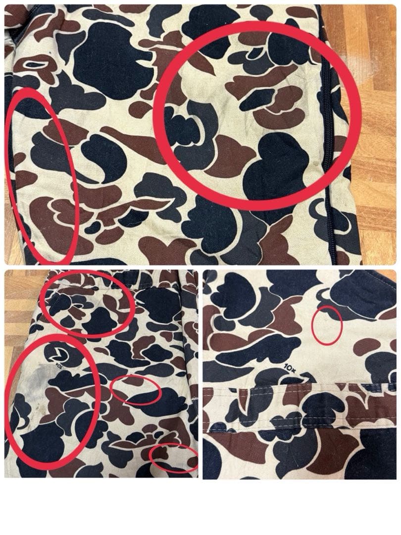 80s 10X USA製 ダックハンターカモ つなぎ オーバーオール S48b