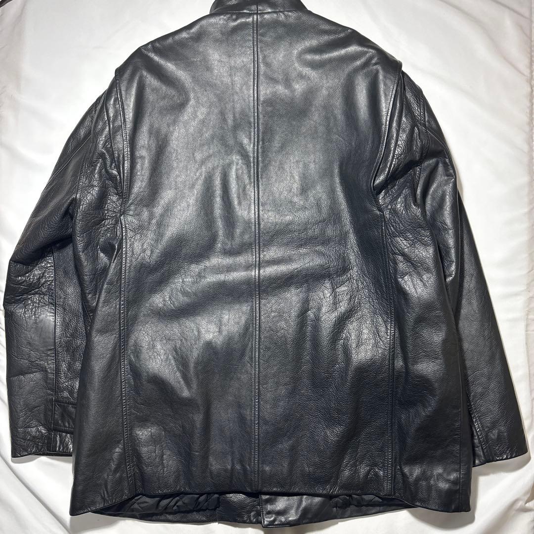 RALPH LAUREN カーコート　レザージャケット　xl チンスト