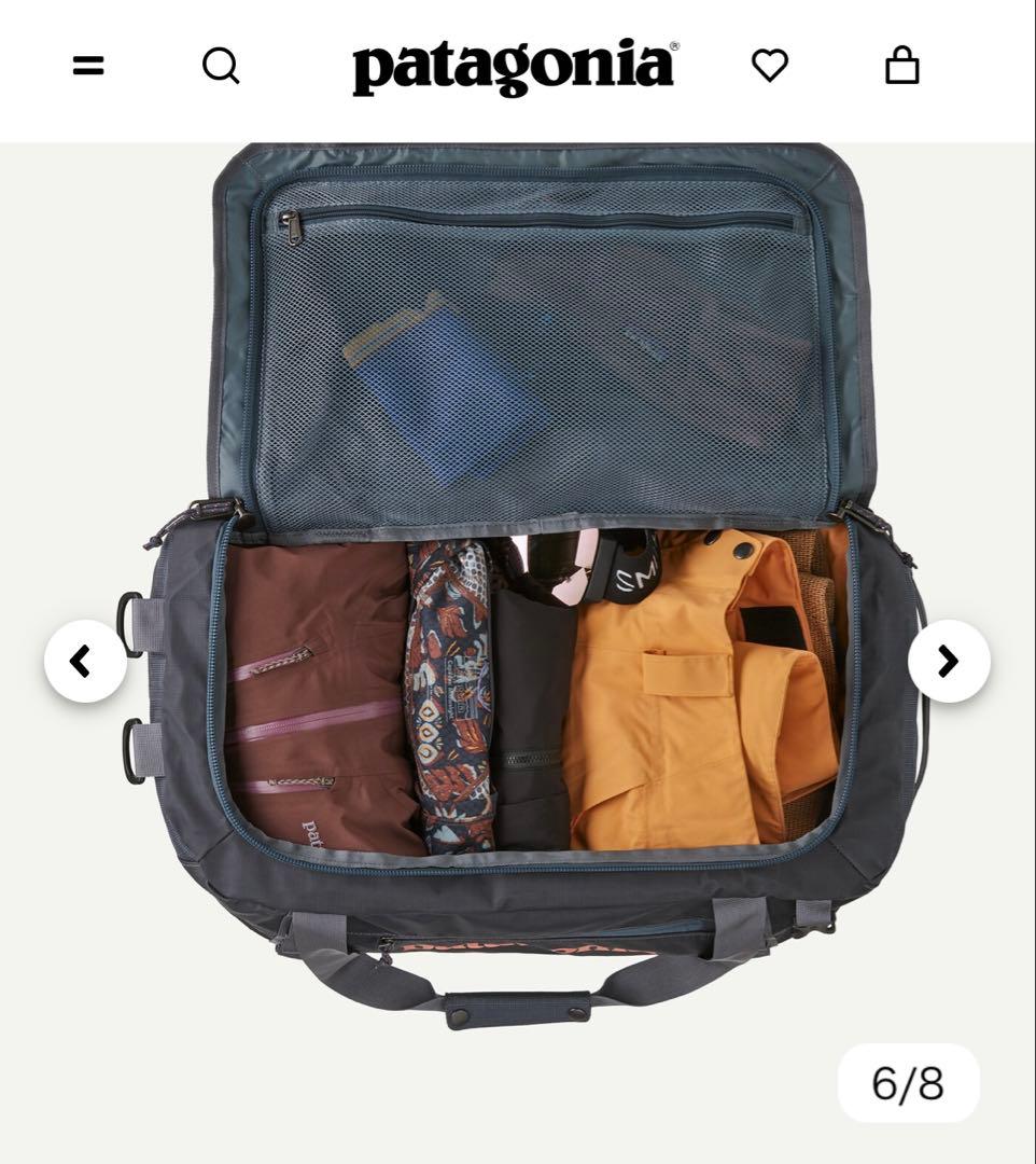 パタゴニア　ブラックホールダッフル　40Ｌ