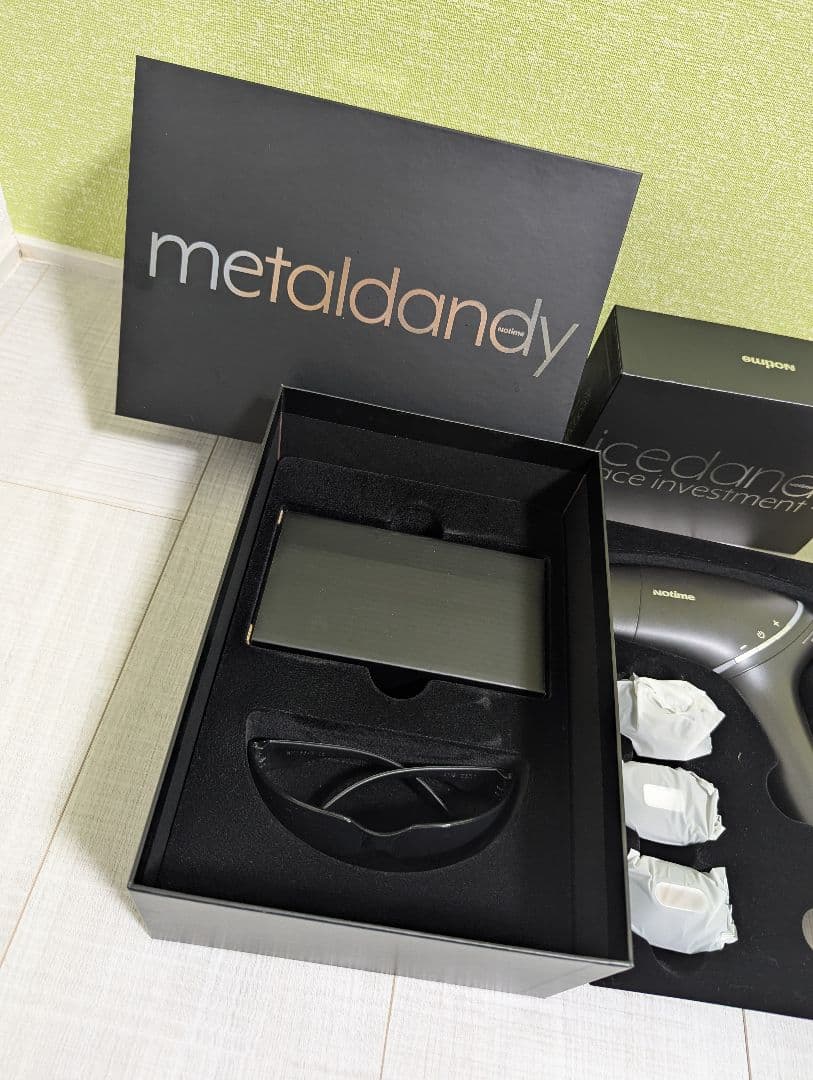 Nodtime icedanely 脱毛器。美顔器は新品です✨