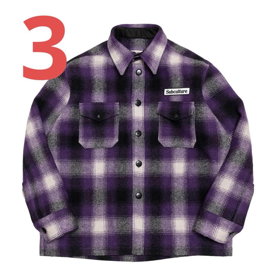 サイズ3 SubCulture Ombre Check Jacket