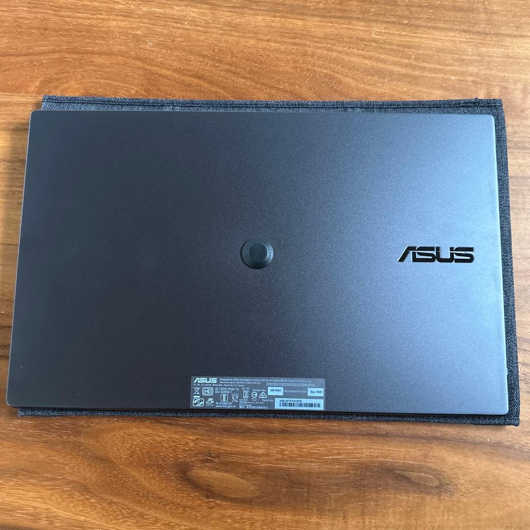 ASUS ZenScreen ポータブルモニター MB16AH 写真の物のみ
