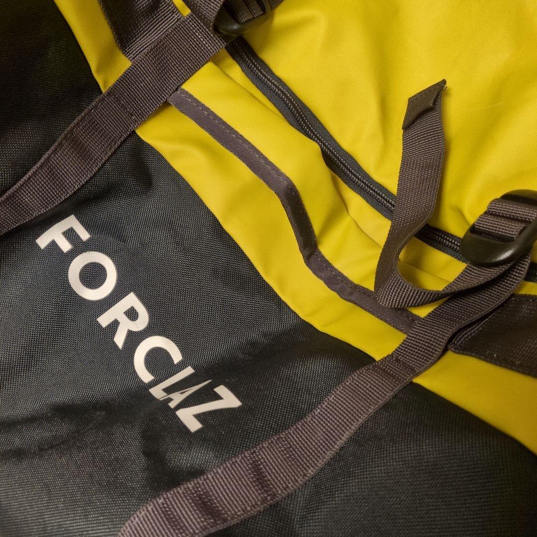 【uesama】デカトロン FORCLAZ リュック 80L-120L イエロー