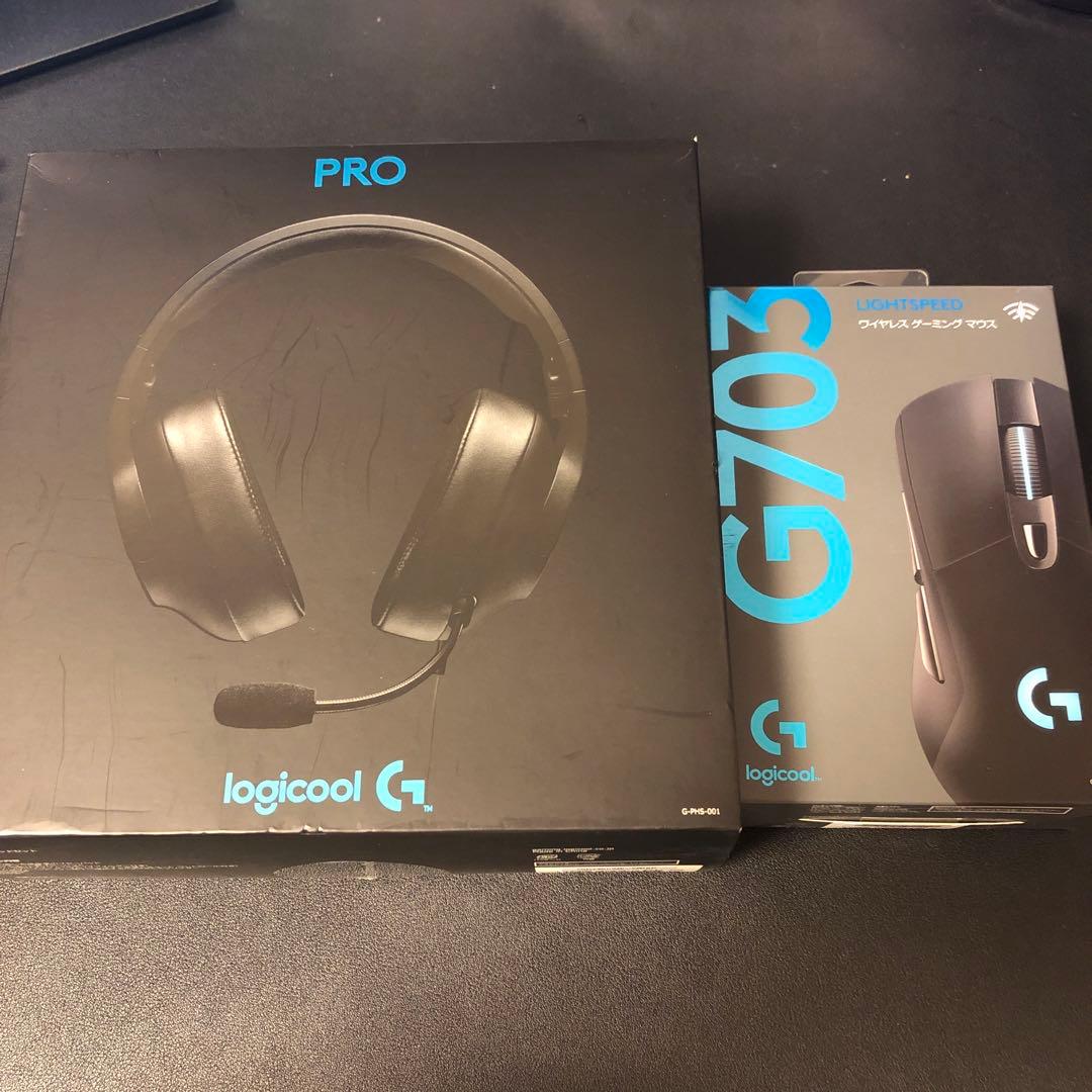 ロジクール　ゲーミングマウス　ヘッドセット