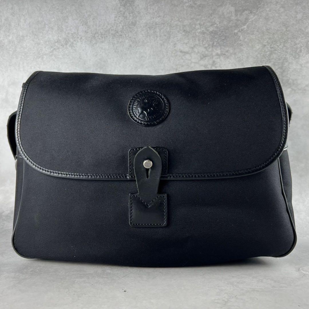 高級　ハンティングワールド　メッセンジャーバッグ　ブラック