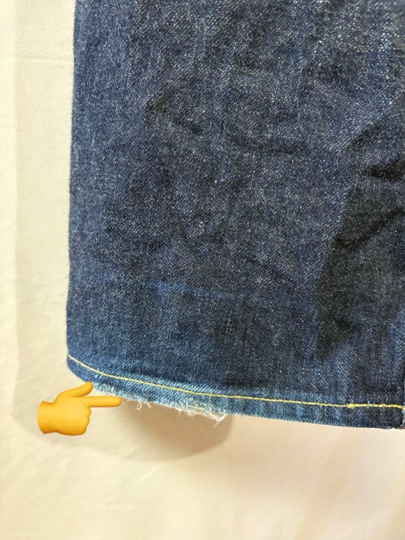 桃太郎ジーンズ ワイドデニムパンツ