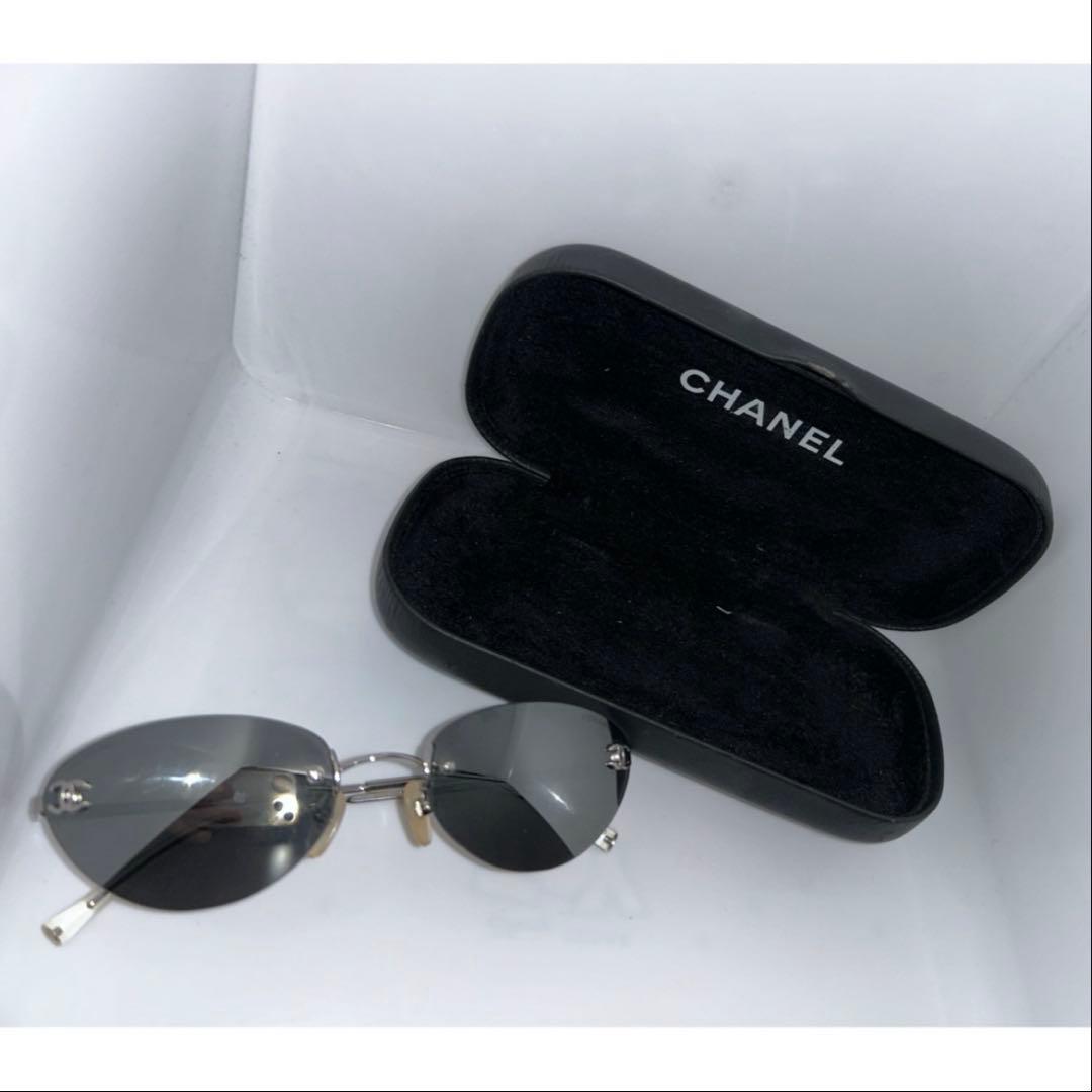 ⭐️24時間タイムセール⭐️CHANEL シルバー サングラス 4003 シャネル