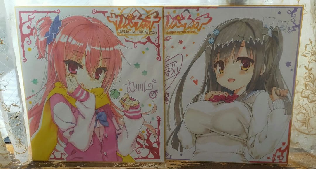 【GWセール価格】サノバウィッチ色紙　初回購入特典