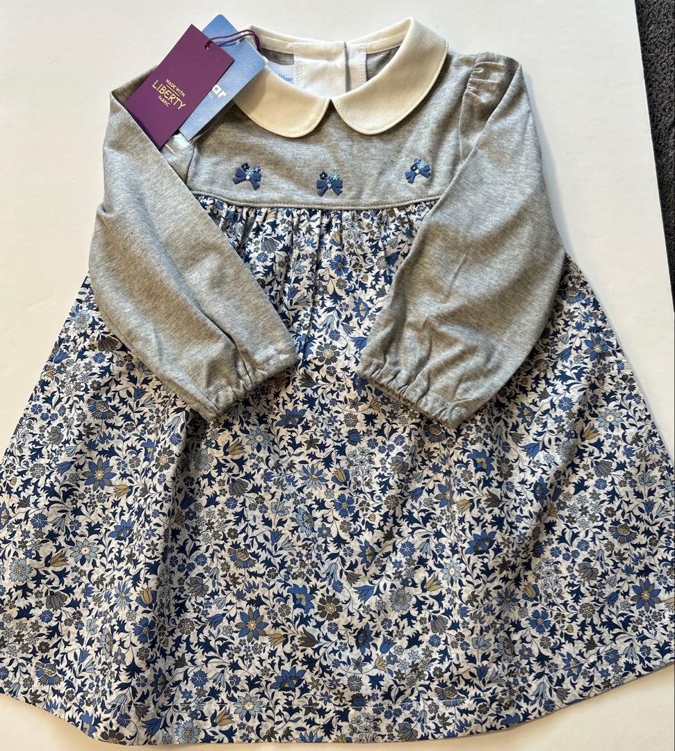 【新品】ファミリア　ワンピース80