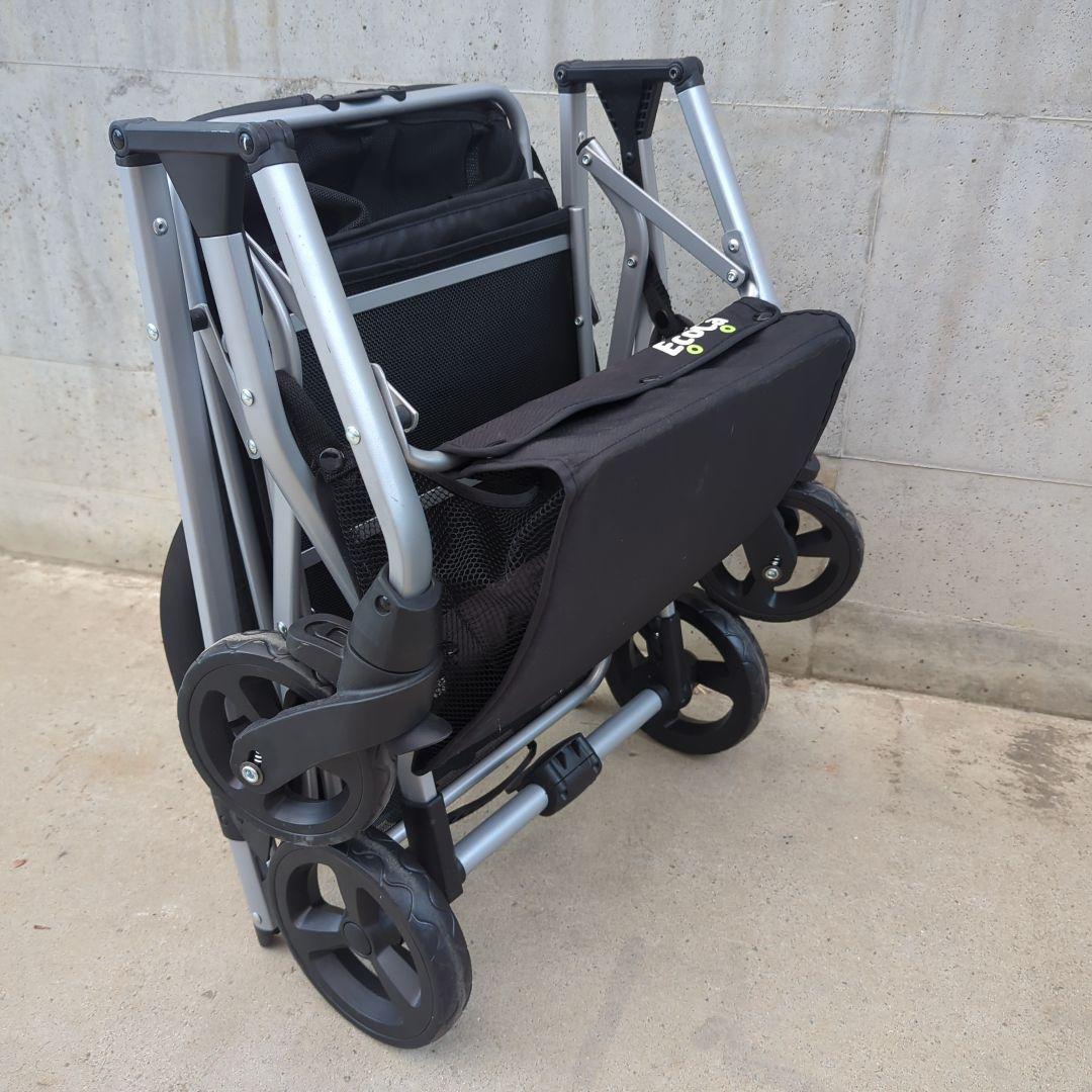 EcoCa 折りたたみショッピングカート 黒 エコカ 買い物カート