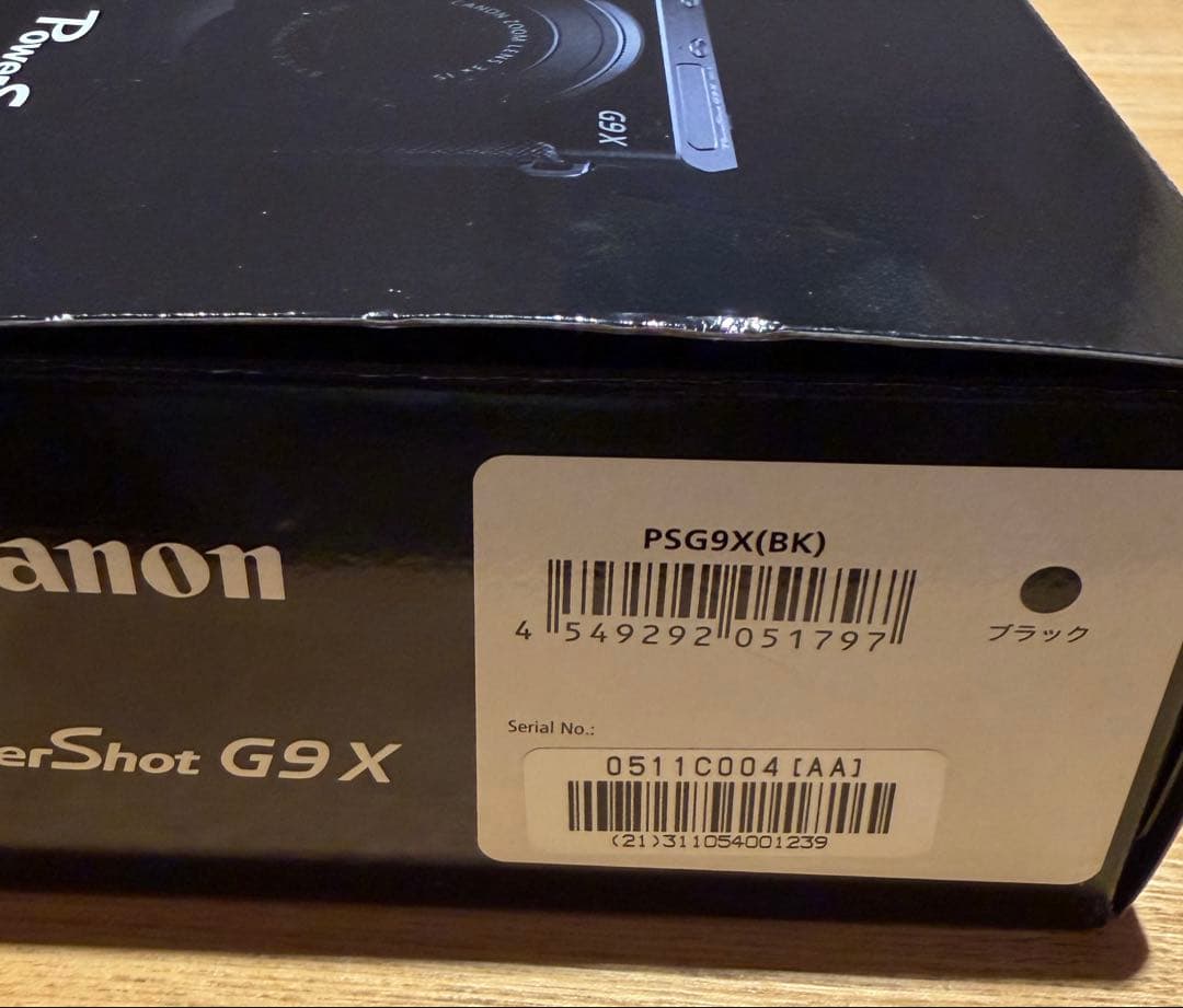 Canon PowerShot G9X 本体