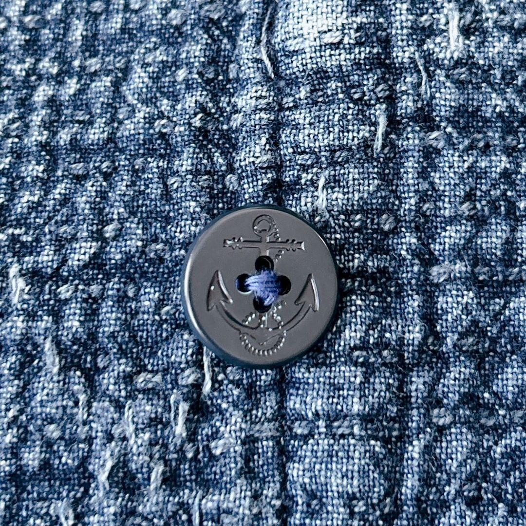 稀少XL ✨ポータークラシック 刺し子 ダブルジャケット　インディゴブルー