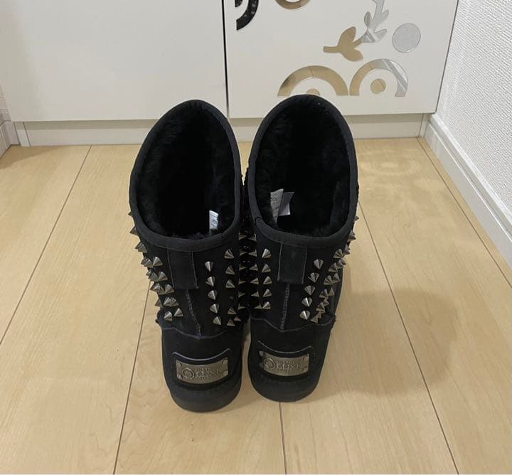 LAセレブ着用　ピストル シープスキンブーツ　24cm