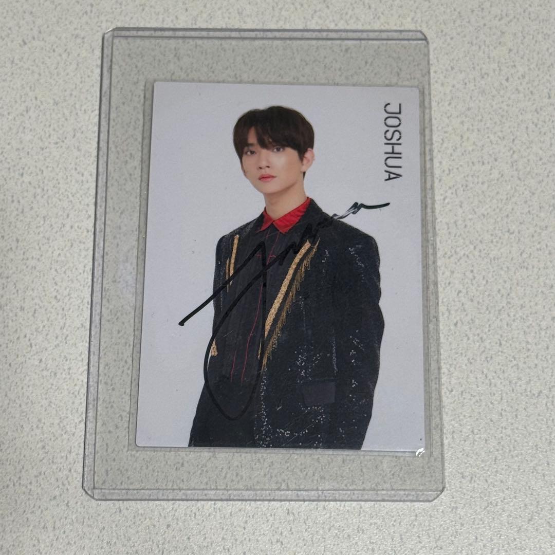SEVENTEEN JOSHUA(ジョシュア)サイン入りトレカ