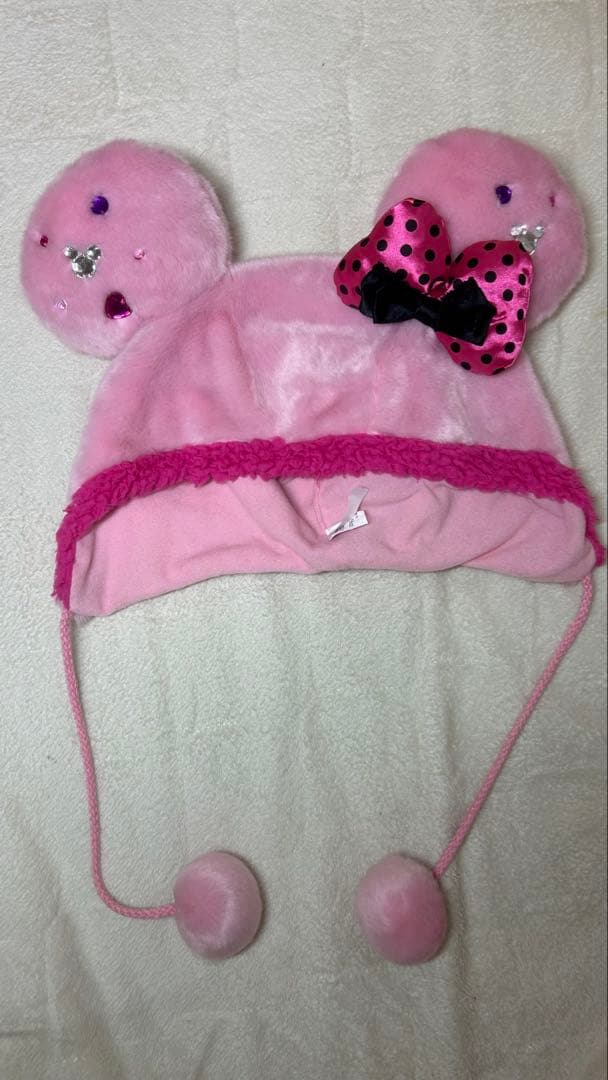 ピンク ミッキーマウス風 帽子