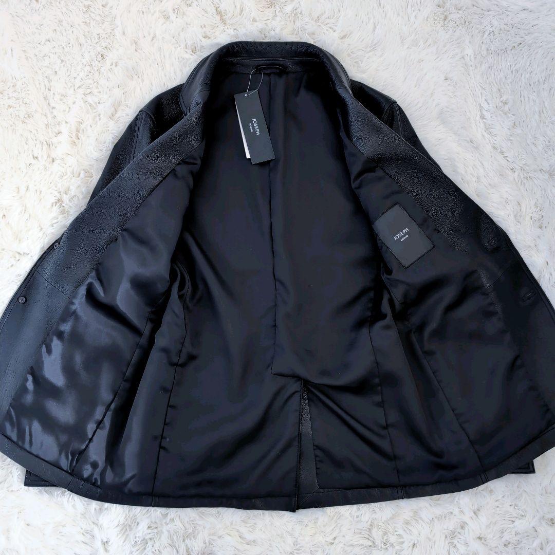未使用タグ付き✨ ジョゼフオム ライトゴート シュリンクレザージャケット 24年