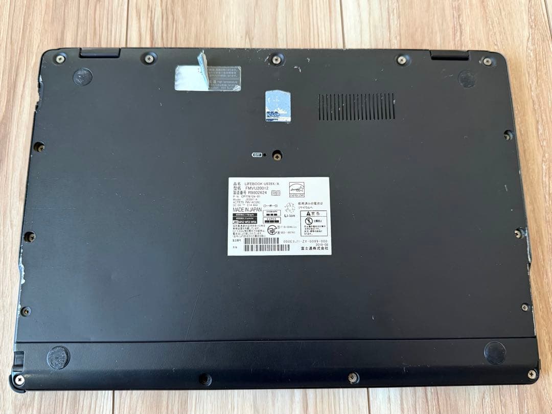 タッチパネル LIFEBOOK U939X/A Win11/office21付