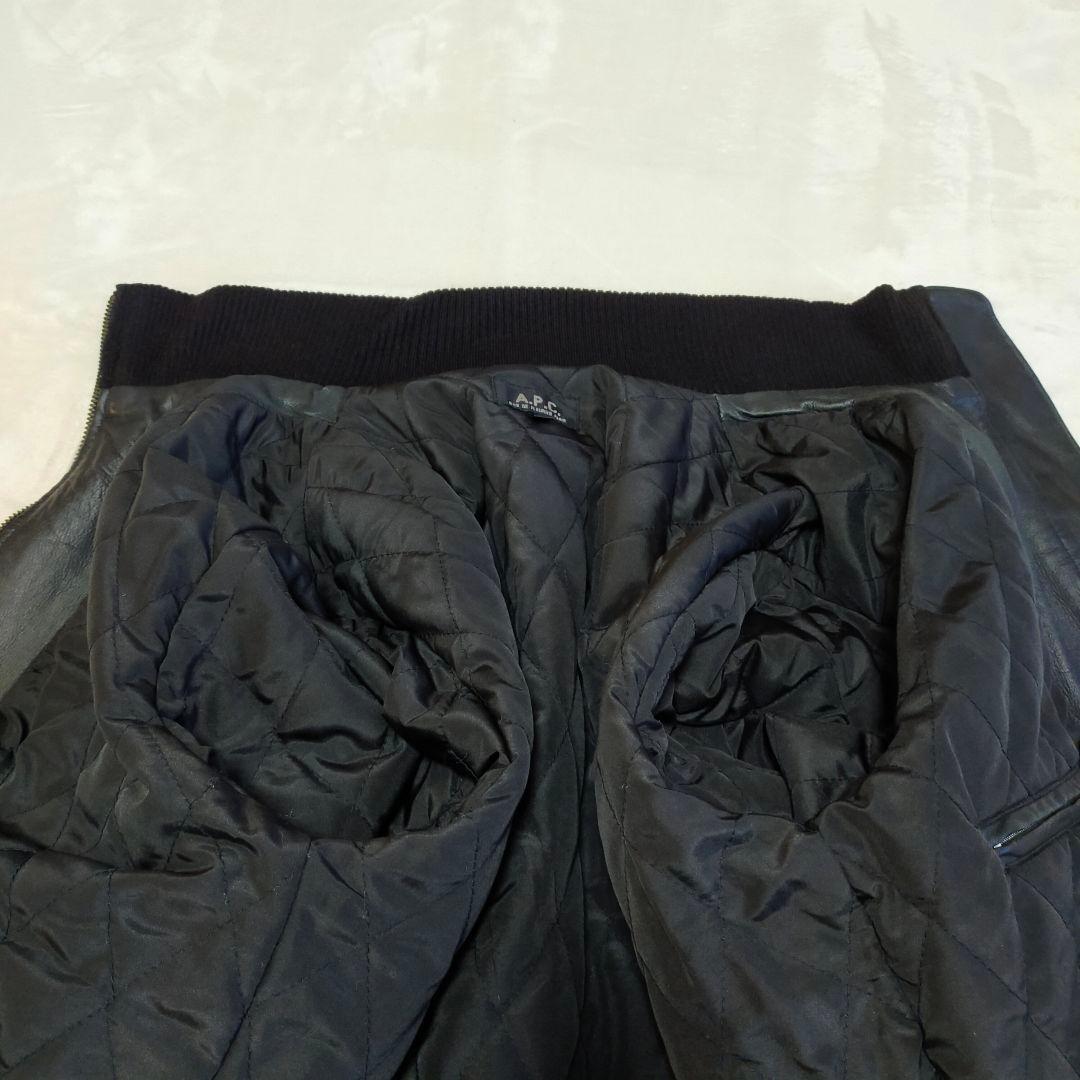A.P.C.　羊革　レザージャケット　ライダースジャケット