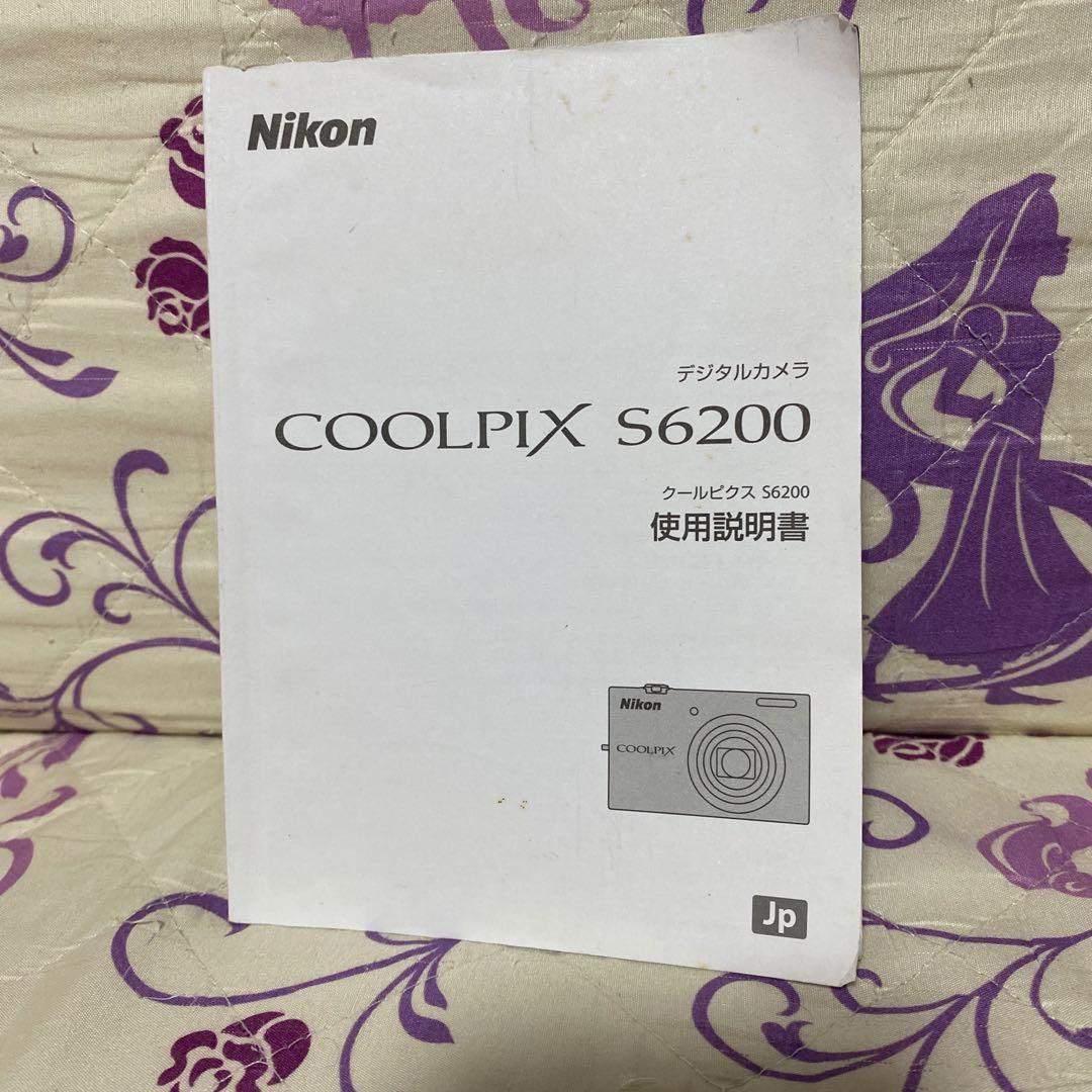 Nikon COOLPIX S6200 レッド♢説明書&充電アダプター付き