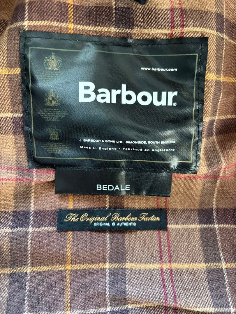 BarbourバブアーBEDALEビデイル ラスティック　ワックスド40英国製