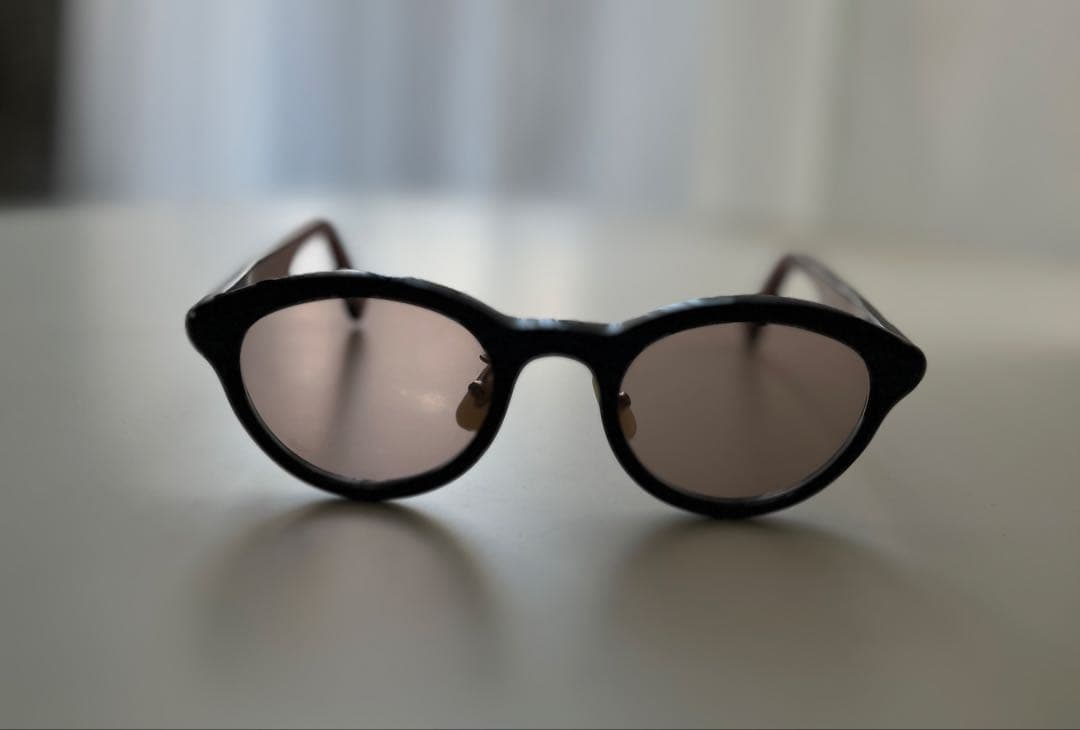 AKITTO「cel4」2019 サングラス48◻︎22パープル×ブラウンアキット