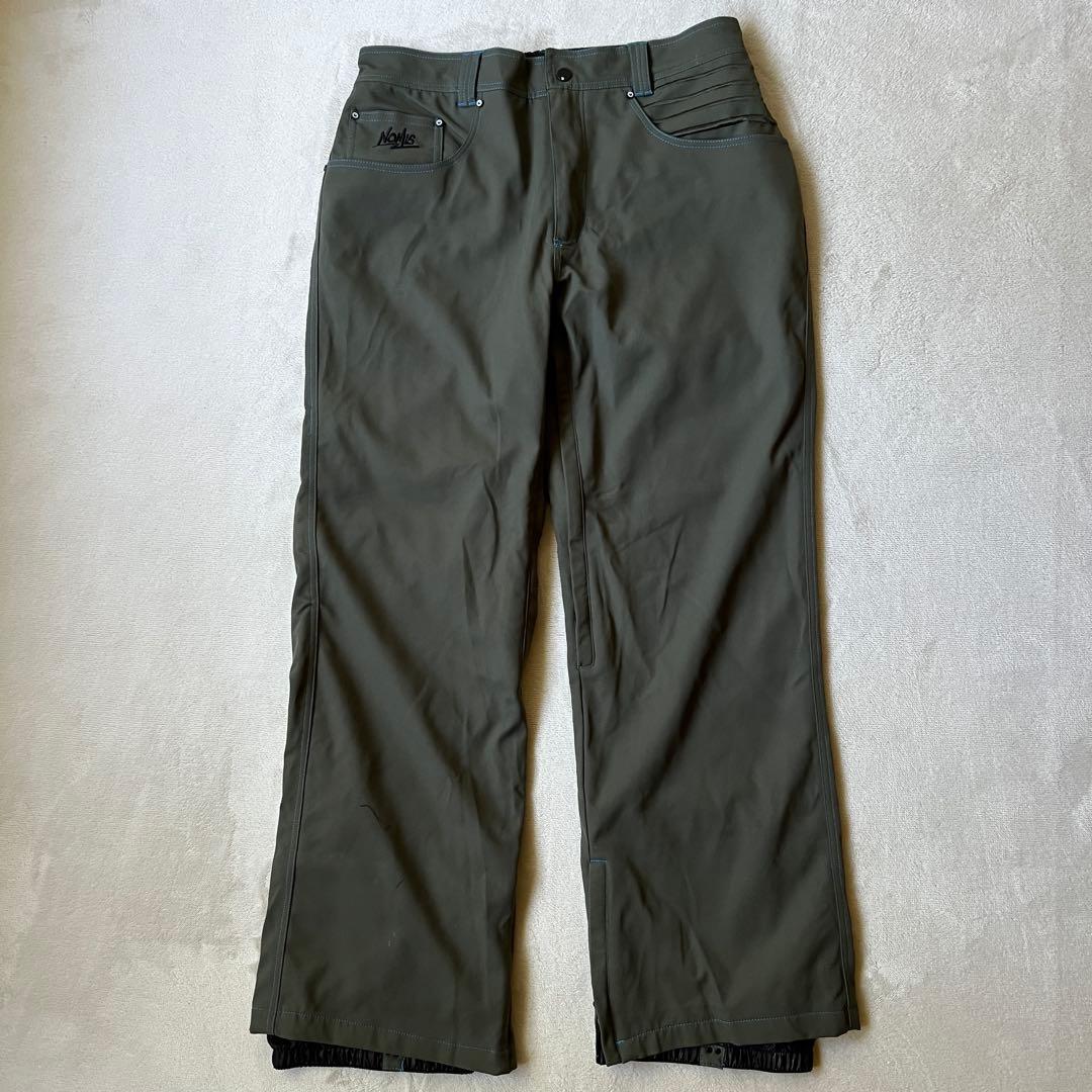 NOMIS ノーミス L スノーボードウェア上下 セットアップ 緑 チェック