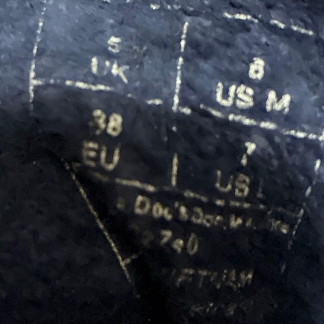 ドクターマーチン　ネイビー スエード ハイカットブーツ　uk5 紐付き