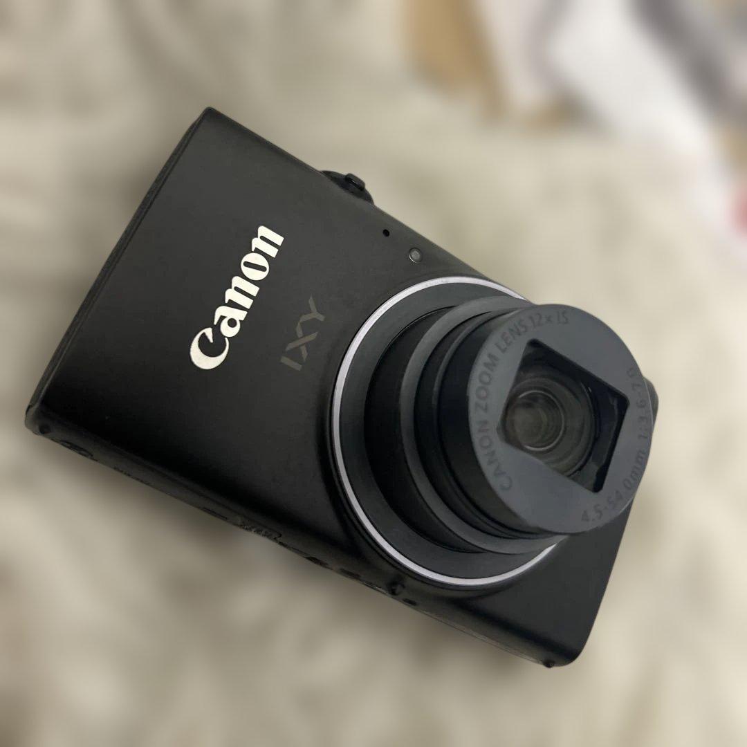 【美品・箱付き】 Canon IXY 640 ブラック　コンパクトデジタルカメラ