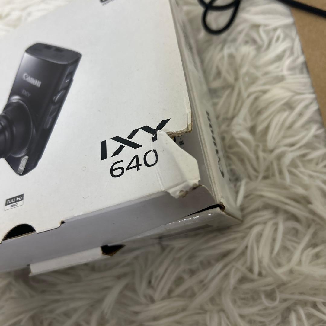 【美品・箱付き】 Canon IXY 640 ブラック　コンパクトデジタルカメラ