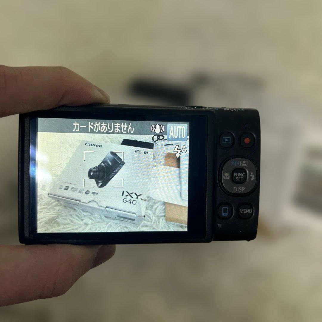 【美品・箱付き】 Canon IXY 640 ブラック　コンパクトデジタルカメラ