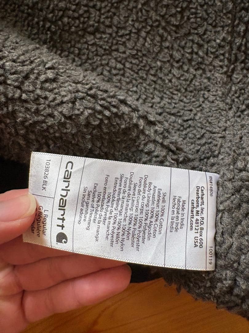 Carhartt フリースライニング ジャケット