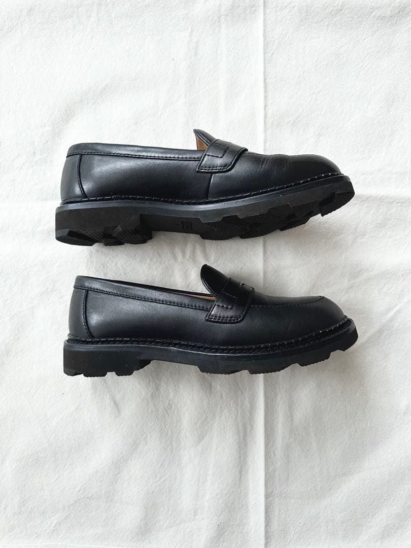 REGAL ブラックレザー ローファー